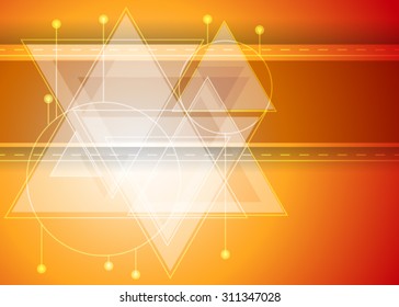 Orange abstract background