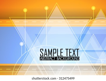 Orange abstract background