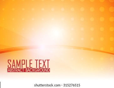 Orange abstract background