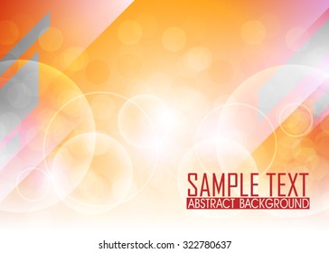 Orange abstract background