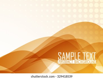 Orange abstract background