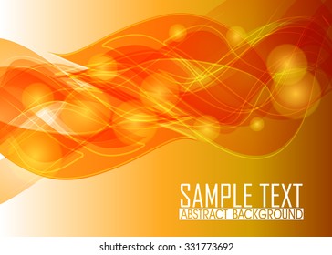 Orange abstract background