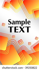 Orange abstract background