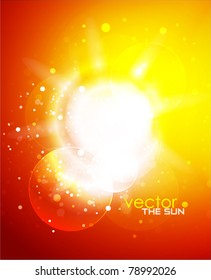 Orange abstract background