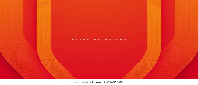 Orange abstract background arrow lines texture design vector