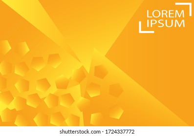 orange abstract background for banner