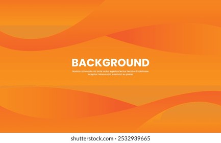 Orange Abstract Background Banner Poster Design Patten For Presentation
