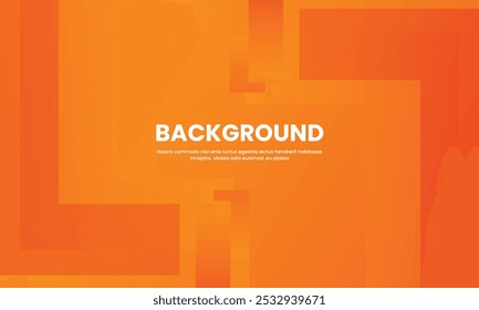 Orange Abstract Background Banner Poster Design Patten For Presentation