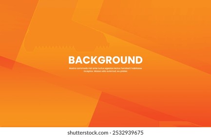 Orange Abstract Background Banner Poster Design Patten For Presentation