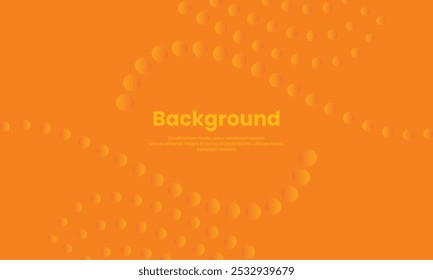 Orange Abstract Background Banner Poster Design Patten For Presentation