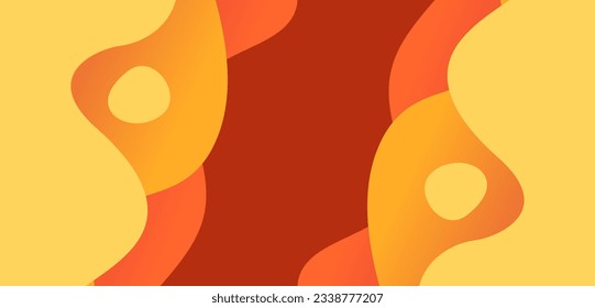  banner de fondo abstracto de color naranja. para web, anuncios. fondo