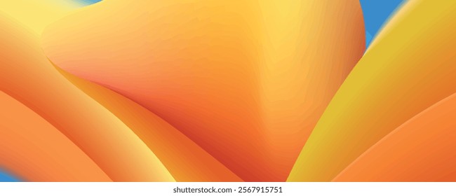 orange abstract background Abstract blurred gradient background colours with dynamic effect.