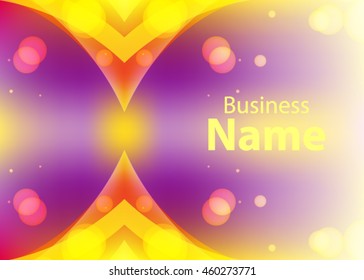 Orange abstract background for business card or banner