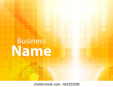 Orange abstract background for business card or banner