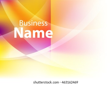 Orange abstract background for business card or banner