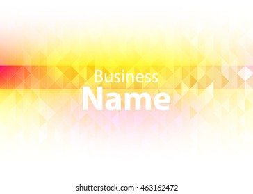 Orange abstract background for business card or banner