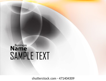Orange abstract background for business card or banner