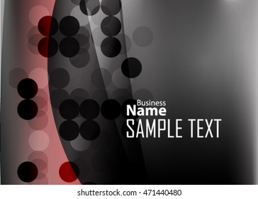 Orange abstract background for business card or banner