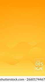 Orangefarbener abstrakter Hintergrund, Cover-Design. Vektor