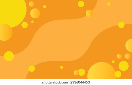 Orangefarbenes abstraktes Hintergrunddesign mit kreisförmigen Formen