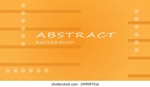 orange abstract background design with lines and circles
