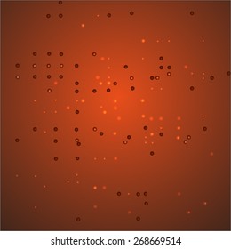 orange Abstract background of digital technologies 