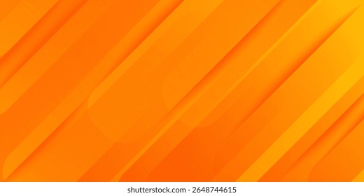 Orange abstract background with dynamic geometric shapes. Square and fluid elements create a modern and energetic design