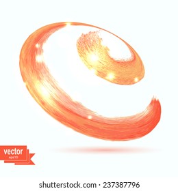 Orange abstract background. eps10. Vector illustration.