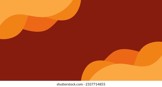 orange abstract background for fall banner theme