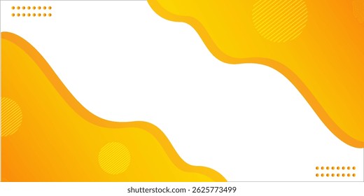 Orange abstract background. Fluid shapes composition. Vector illustration