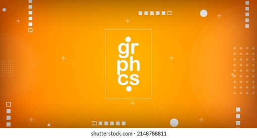 Orange abstract background geometric design modern design colorful bright style vector eps10