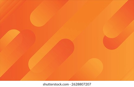 Plano de fundo abstrato laranja com formas geométricas