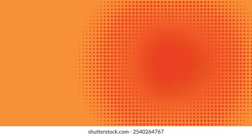 Fondo abstracto naranja con líneas de círculo diagonales brillantes