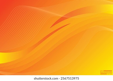 Orange Abstract Background Illustration Design