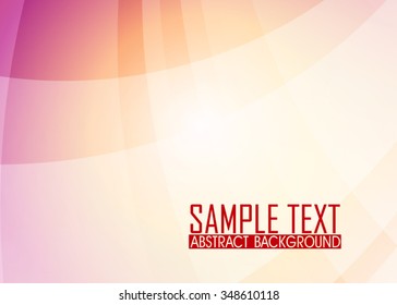 Orange abstract background illustration. Template for business card or banner 