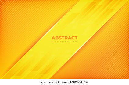 Orange abstract background with lines