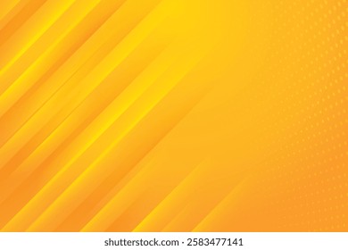 Orange abstract background with lines