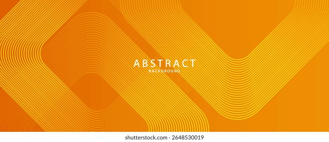 Orange abstract background. Minimal pattern. Vibrant gradient geometric lines. Modern design. Suit for banner, cover, business, flyer, poster, website, brochure, corporate