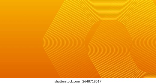 Orange abstract background. Minimal pattern. Vibrant gradient geometric lines art.