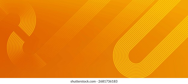 Orange abstract background. Minimal pattern. Vibrant gradient geometric lines. Modern design. Suit for banner, cover, business. suit fro bussines, banners, cover, flayer, poster, web