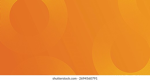 Orange abstract background. Minimal pattern. Vibrant gradient geometric lines. Modern design. Suit for banner, cover, business, flyer, poster, website, brochure, corporate