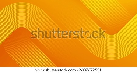 Orange abstract background. Minimal pattern. Vibrant gradient geometric lines. Modern design. Suit for banner, cover, business, flyer, poster, website, brochure, corporate