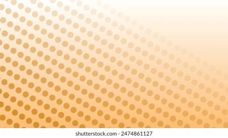 Orange abstract background with polkadot pattern for backdrop or presentation