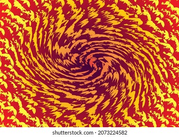 orange abstract background in psychedelic style. You can use this background for your content like videos, quotes, promotions, blogging, social media concepts, websites, etc.