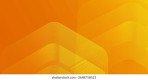 Orange abstract background simple yellow. Minimal pattern. Vibrant gradient concept geometric transparant lines art good light natural.