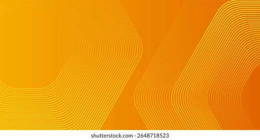 Orange abstract background simple yellow. Minimal pattern. Vibrant gradient concept geometric lines art. 