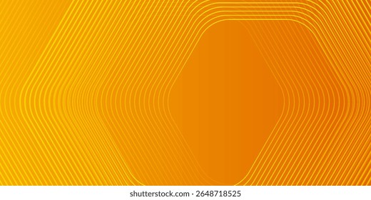 Orange abstract background simple yellow. Minimal pattern. Vibrant gradient concept geometric transparant lines art. 