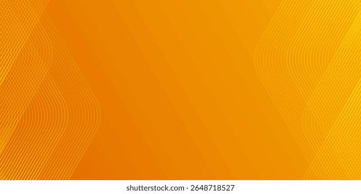 Orange abstract background simple yellow. Minimal pattern. Vibrant gradient concept geometric transparant lines art good. 