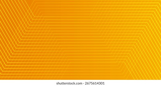 Orange abstract background simple yellow. Minimal pattern. Concept modern light line