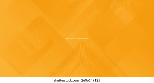 Orange abstract background with square shapes. Geometric design elements. Dynamic shapes. Modern concept. Suit for brochure, flyer, banner, corporate, cover, website, poster. Vector illustration